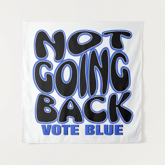 NIET TERUG GAAN WANDKLEED (Voorkant)