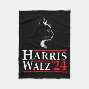 Niet terug Kamala Harris Cat Lady 2024 Verkiezinge Fleece Deken