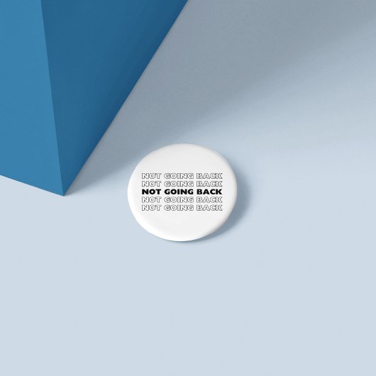 Niet terug Kamala Harris voor President Pin Ronde Button 7,6 Cm