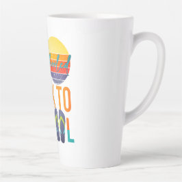 Niet terug naar school - thuisonderwijs latte mok