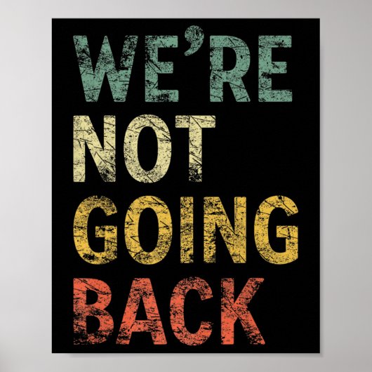 Niet terug te gaan stemmen voor 2024 President Kam Poster (Voorkant)