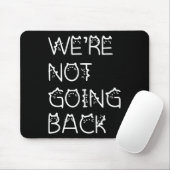 Niet teruggaan Kamala Harris Cat Lettering 2024 Muismat (Met muis)