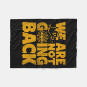 Niet teruggaan Stem Kamala Harris 2024 Halloween G Fleece Deken (Voorkant (Horizontaal))