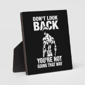 Niet Terugkijken - Anime Bodybuilding Gym Workout Fotoplaat (Voorkant)