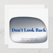 Niet terugkijken Note Kaart (Voorkant / Achterkant)
