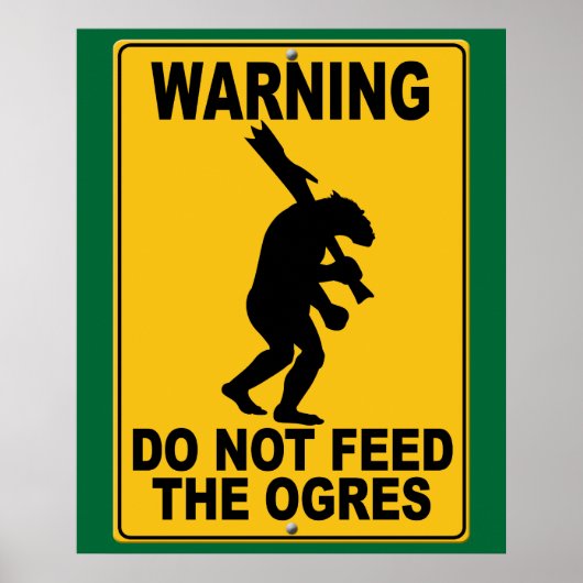 Niet toedienen aan de Ogres Poster (Voorkant)
