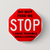 Niet toedienen aan mij Button (Voorkant)