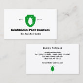 Niet-toxische plaagbestrijding Exterminator Visitekaartje (Voorkant / Achterkant)