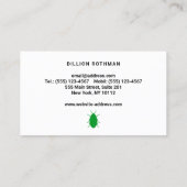 Niet-toxische plaagbestrijding Exterminator Visitekaartje (Achterkant)