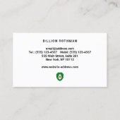 Niet-toxische plaagbestrijding Exterminator Visitekaartje (Achterkant)