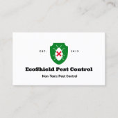 Niet-toxische plaagbestrijding Exterminator Visitekaartje (Voorkant)