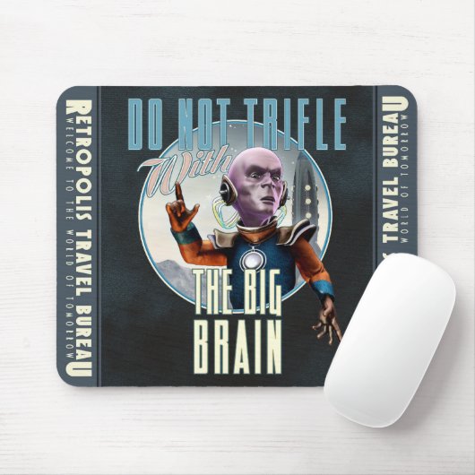 Niet trillen met de Big Brain Muismat (Met muis)