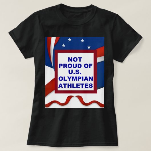 Niet trots t-shirt (Design voorkant)