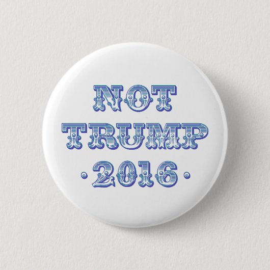 Niet Trump 2016 Ronde Button 5,7 Cm (Voorkant)