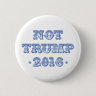 Niet Trump 2016 Ronde Button 5,7 Cm