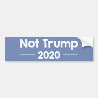 Niet Trump 2020 Bumpersticker