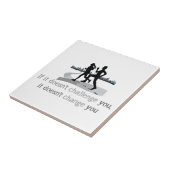 Niet Uitdagen verandert niets aan het Inspirerend Tegeltje (Zijkant)