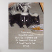 Niet-uitgenodigde gasten poster (Voorkant)