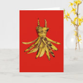 Niet uitglijden kaart (Gele Bloem)