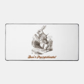Niet uitstellen! White Rabbit Watch Wonderland Bureaumat (Voorkant)