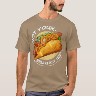 Niet uw baanbrekende tacograppige design taco's lo t-shirt