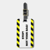 Niet uw bagagelabel (Voorkant verticaal)