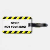 Niet uw bagagelabel (Achterkant horizontaal)