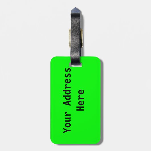 Niet uw Bagagelabel (Achterkant verticaal)