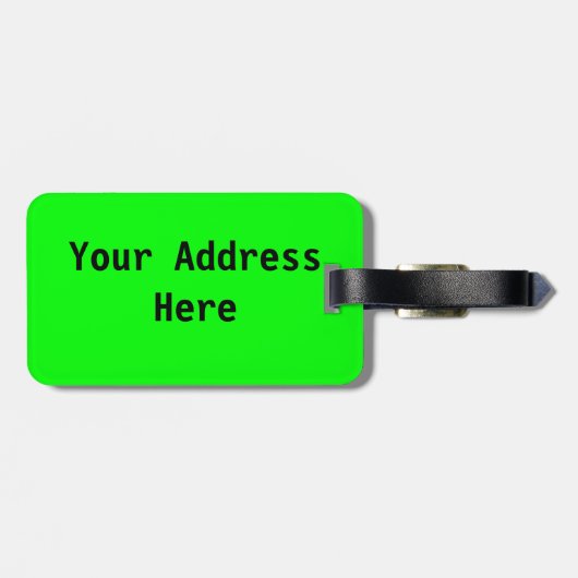 Niet uw Bagagelabel (Achterkant horizontaal)