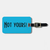 Niet uw Bagagelabel (Voorkant horizontaal)