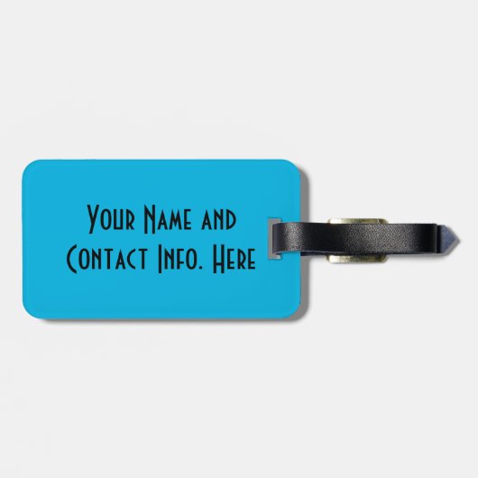 Niet uw Bagagelabel (Achterkant horizontaal)