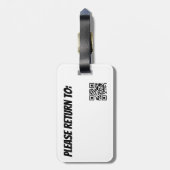 Niet uw bagagelabel (Achterkant verticaal)