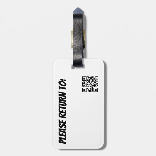 Niet uw bagagelabel (Achterkant verticaal)