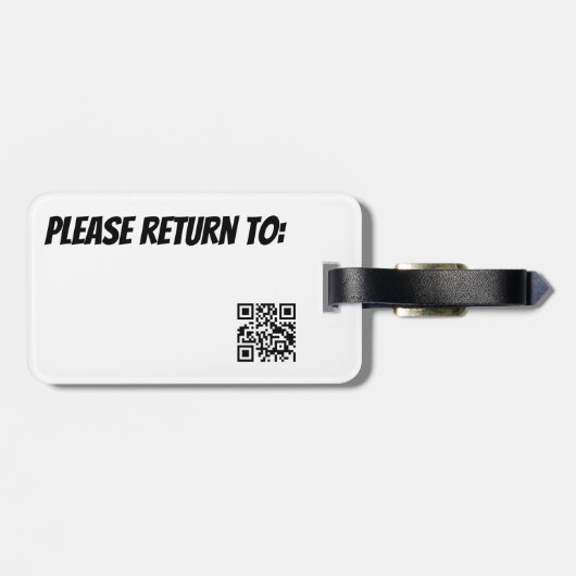 Niet uw bagagelabel (Achterkant horizontaal)