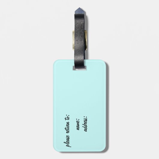 Niet uw Bagagelabel (Achterkant verticaal)