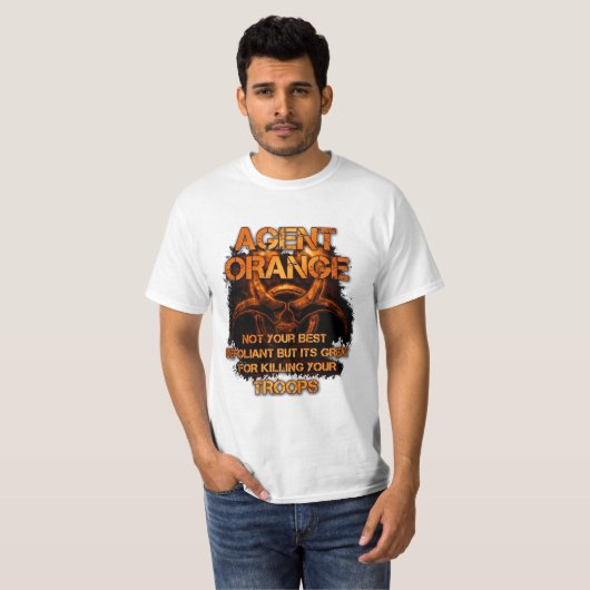 Niet uw beste ontbladeringsmiddel - Agent Oranje-V T-shirt (Voorkant volledig)