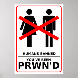 Niet uw District Funny Print Poster 9 Humor