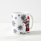 Niet uw gemiddelde Buck Coffee Christmas Mok (Voorkant rechts)