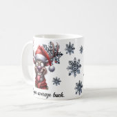 Niet uw gemiddelde Buck Coffee Christmas Mok (Voorkant links)