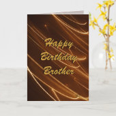 Niet uw gewone bruine Kaart voor elke gelegenheid (Gele Bloem)