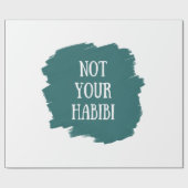 Niet Uw Habibi Cadeaupapier (Vlak)