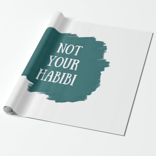 Niet Uw Habibi Cadeaupapier (Uitgerold)