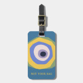 Niet uw tas Eye Grappig ontwerp Custom Text Bagagelabel (Voorkant verticaal)