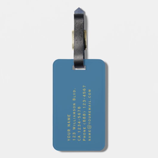 Niet uw tas Eye Grappig ontwerp Custom Text Bagagelabel (Achterkant verticaal)