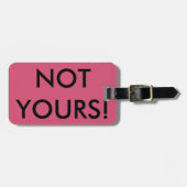 niet van bagagelabel (Voorkant horizontaal)