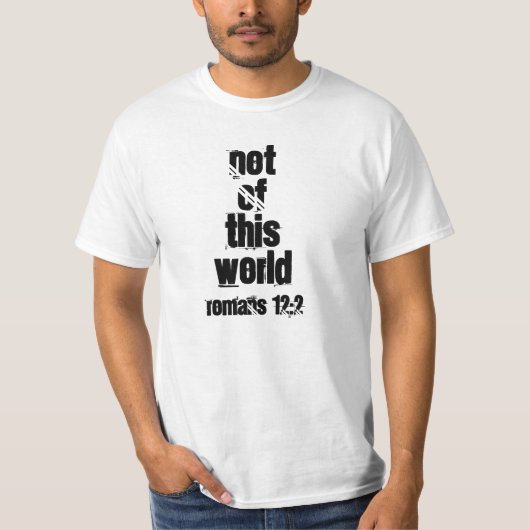 Niet van deze wereld t-shirt (Voorkant)