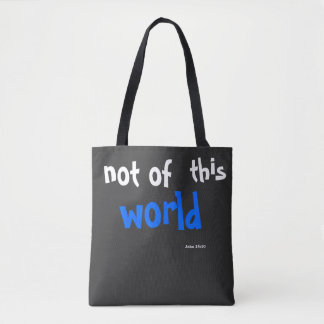 Niet van deze wereld tote bag