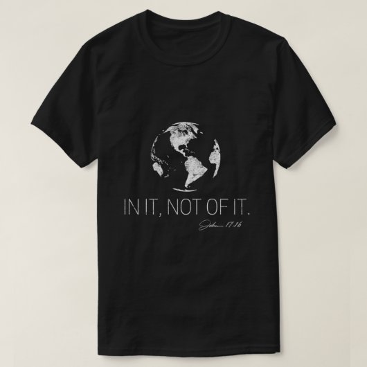 Niet van dit Christelijke schip op basis van geloo T-shirt (Design voorkant)