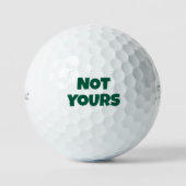 Niet Van Jou Aanpasbaar Golfballen (Voorkant)