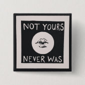 Niet van jou, nooit Button (Voorkant)